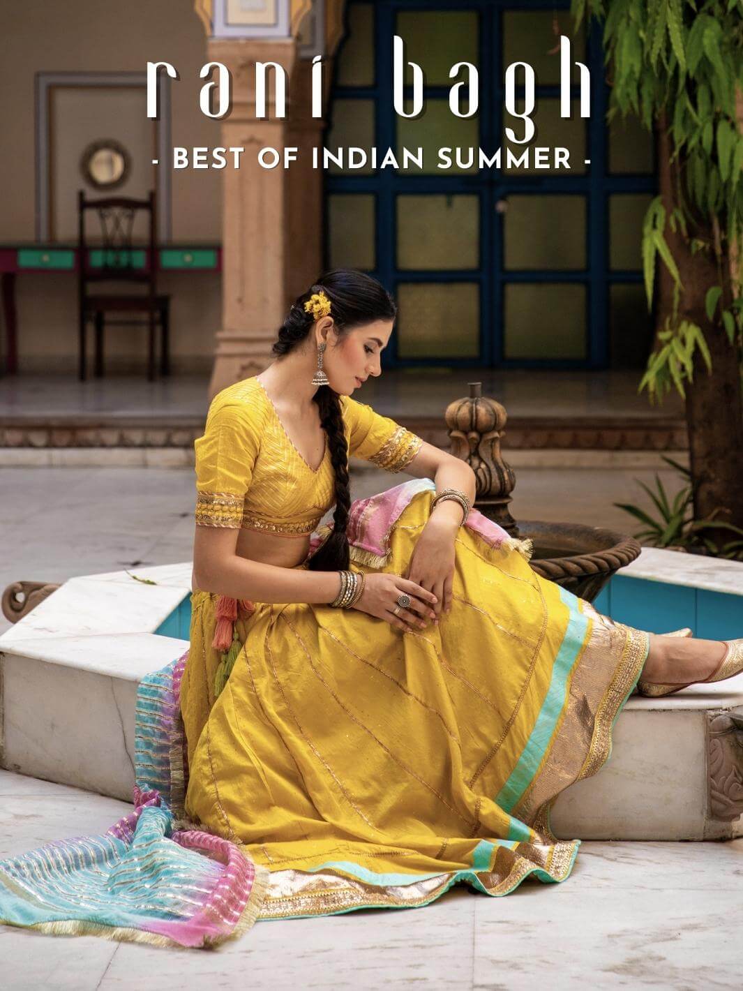 Myaara Yellow Ethnic Lehenga Set with Dupatta